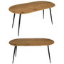 Voir la diapositive 5 : Paris Prix Table de Repas  Extensible  120-160cm Naturel & Noir