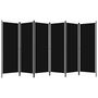 Voir la diapositive 2 : VIDAXL Cloison de separation 6 panneaux Noir 300x180 cm