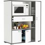 Voir la diapositive 7 : Meuble de rangement de cuisine compact 3 portes 1 tiroir CEREMONIE