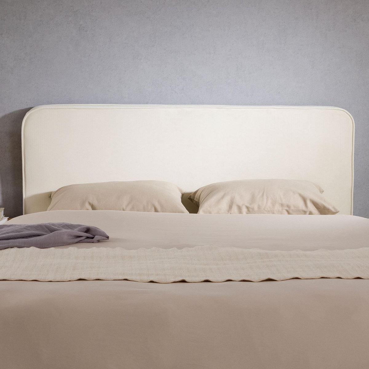 IDIMEX Tête de lit NOVARE 160 avec fixation murale, en tissu