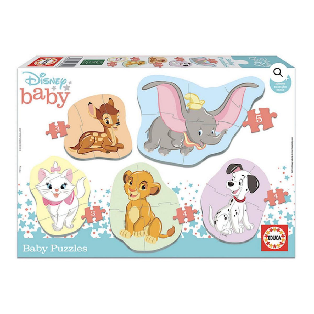 EDUCA Baby Puzzles Disney Animals 2 a partir de 24 mois