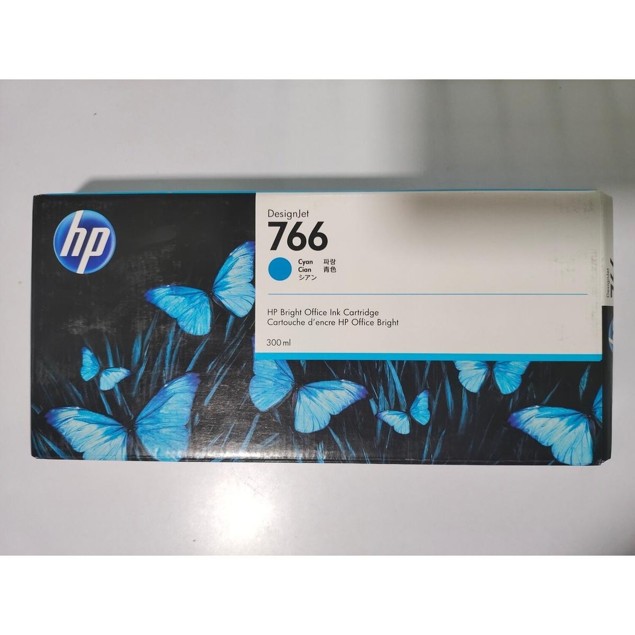 HP Hp 766 cartouche d'encre designjet, cyan, 300 ml