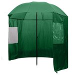 VIDAXL Parapluie de peche Vert 240x210 cm