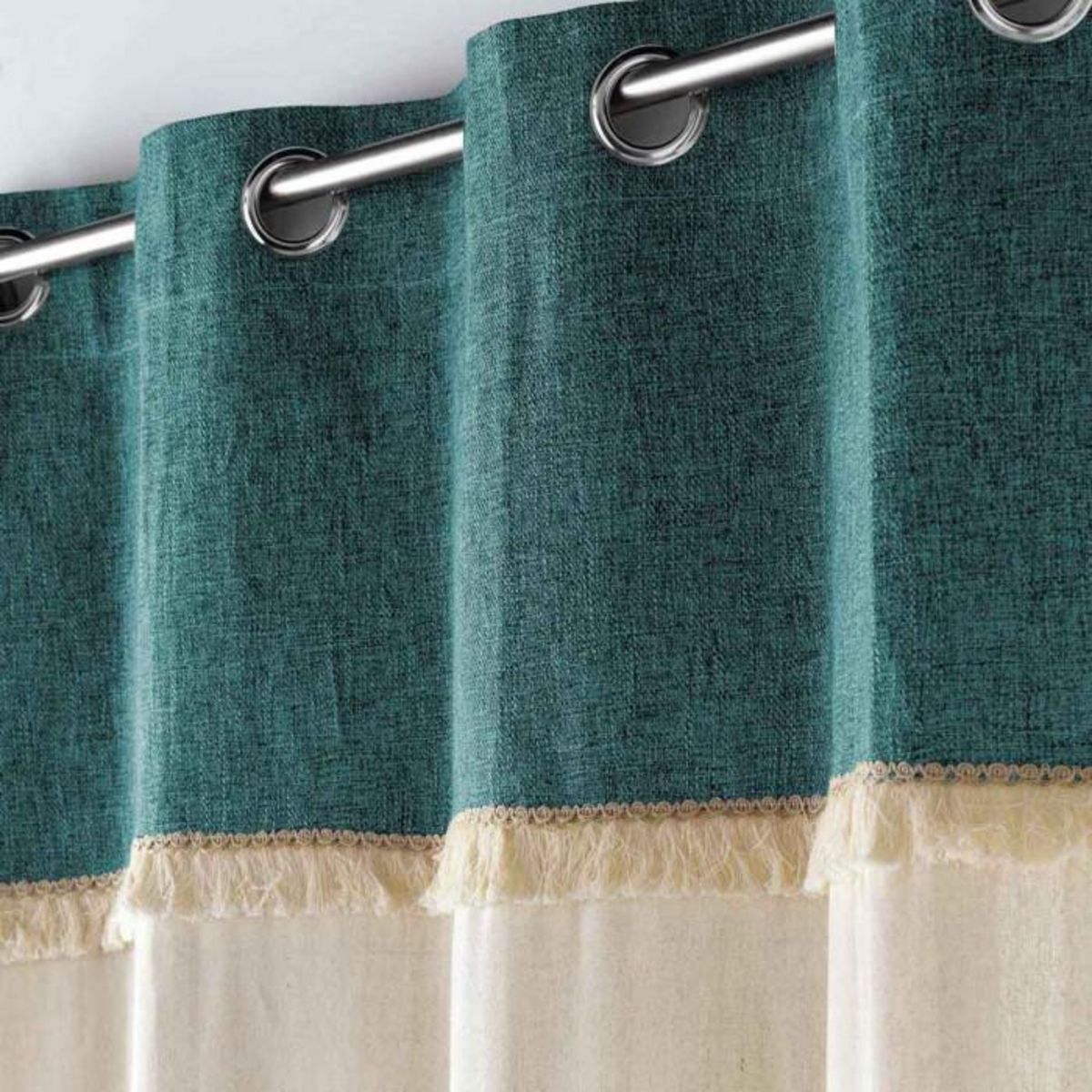 Paris Prix Rideau à Œillets  Cancun  140x240cm Bleu