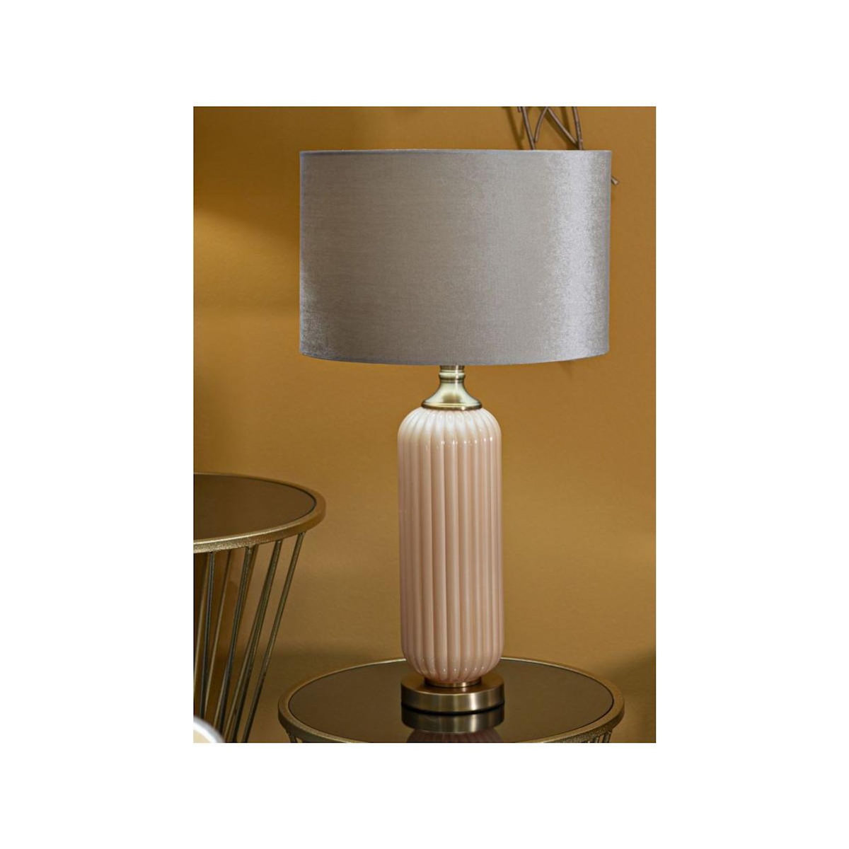 Paris Prix Lampe à Poser  Perly  64cm Perle & Or