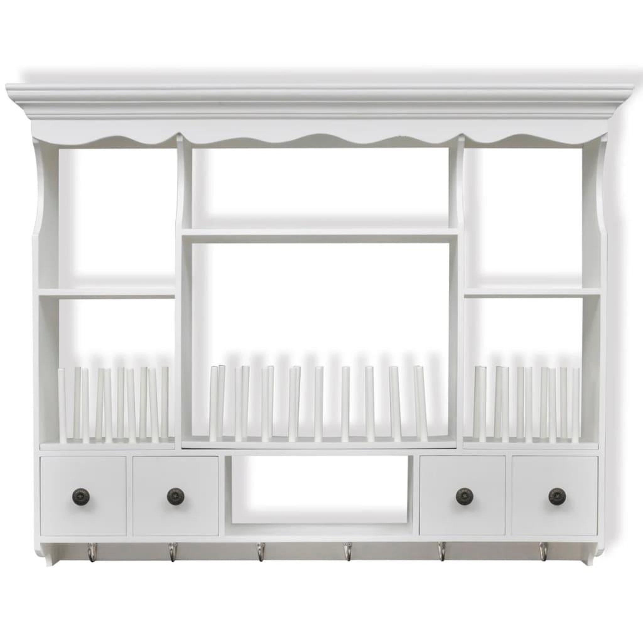 Voir la diapositive 3 : VIDAXL Armoire murale de cuisine en bois Blanc