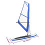 Voir la diapositive 6 : VIDAXL Ensemble de planche SUP gonflable avec voile Bleu et blanc