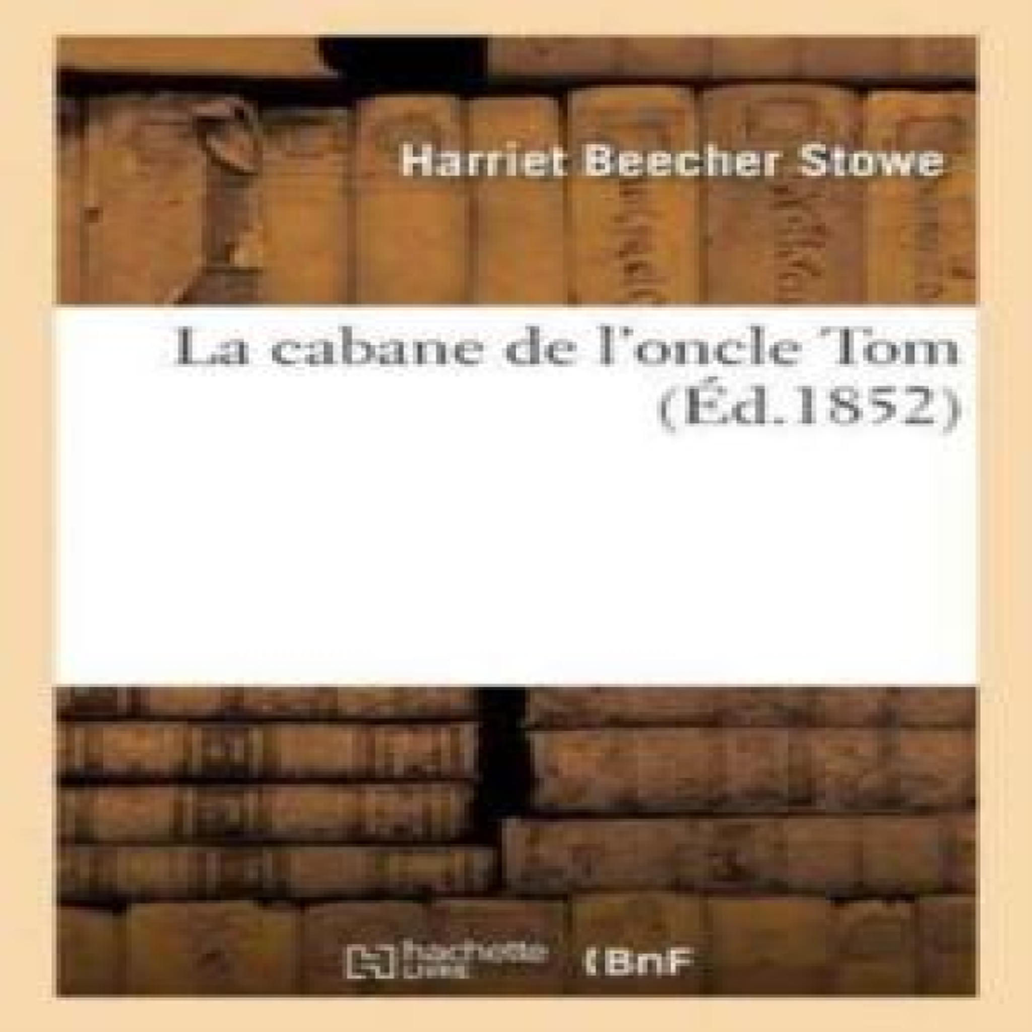 LIVRES La cabane de l'oncle Tom