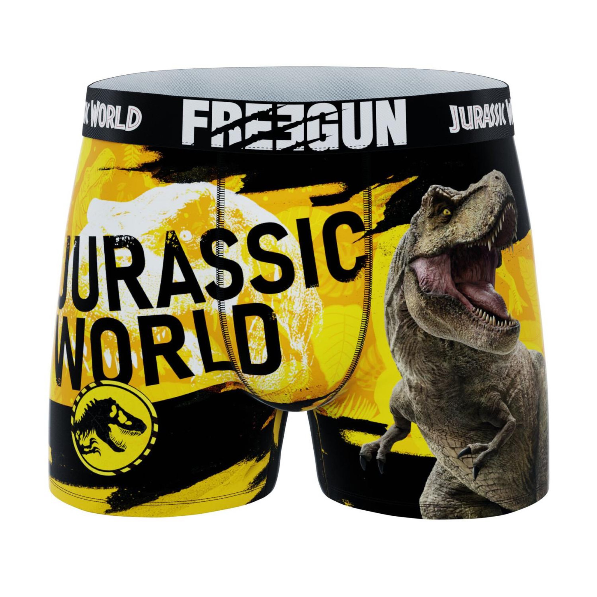 Voir la diapositive 5 : FREEGUN Lot de 3 boxers junior Jurassic