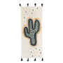Voir la diapositive 1 : FUTURE HOME Tapis déco enfant cactus en coton tissé 50x120cm
