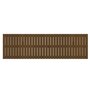 Voir la diapositive 4 : VIDAXL Tete de lit murale Marron miel 204x3x60 cm Bois massif de pin