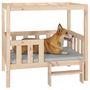 Voir la diapositive 4 : VIDAXL Lit pour chien 95,5x73,5x90 cm Bois de pin solide