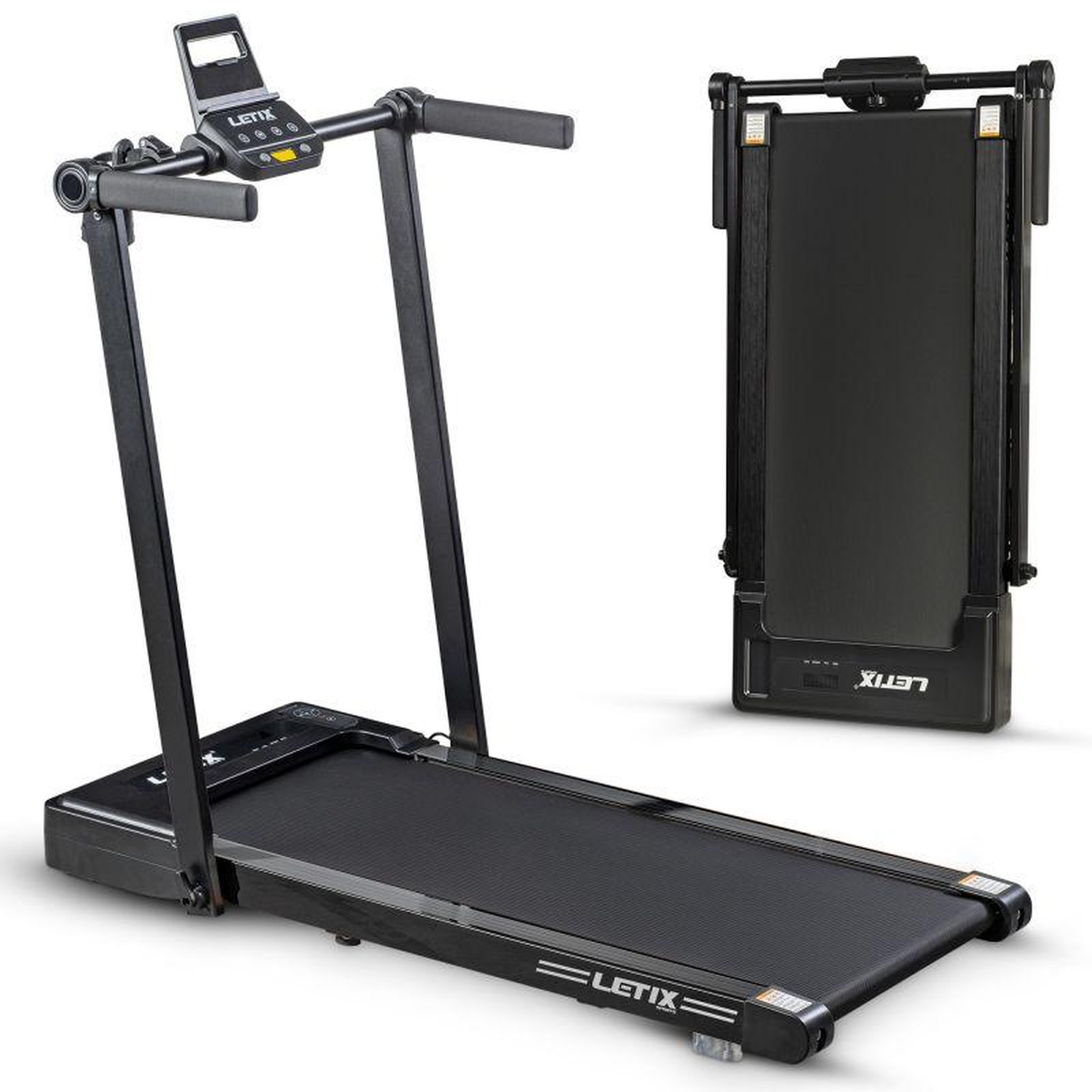 SPARRAW Tapis de course Pliable Pro - 12 KM/H- 1500W -12 programmes. Coloris disponibles : Blanc