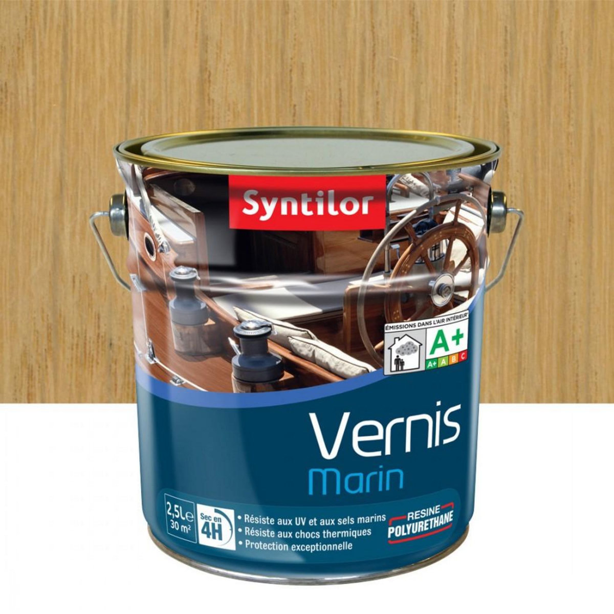 CENTRALE BRICO Vernis marin bois SYNTILOR Ultra protect incolore satiné 2.5 l