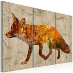 Paris Prix Tableau Imprimé  Fox in the Wood. Coloris disponibles : Multicolore
