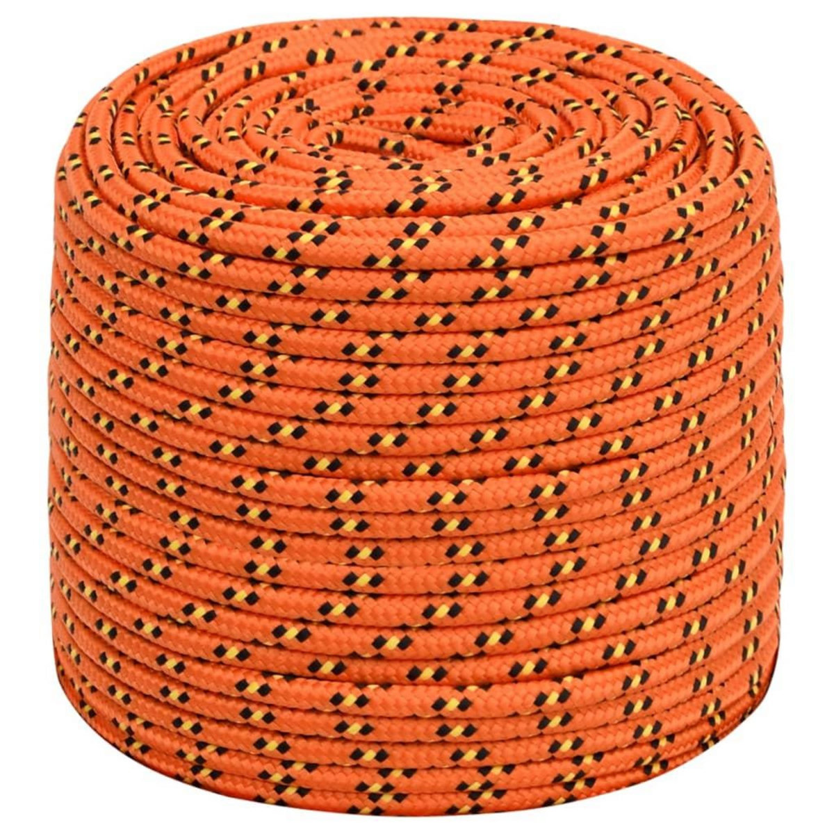 VIDAXL Corde de bateau Orange 10 mm 50 m Polypropylene
