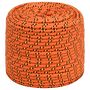 Voir la diapositive 2 : VIDAXL Corde de bateau Orange 10 mm 50 m Polypropylene