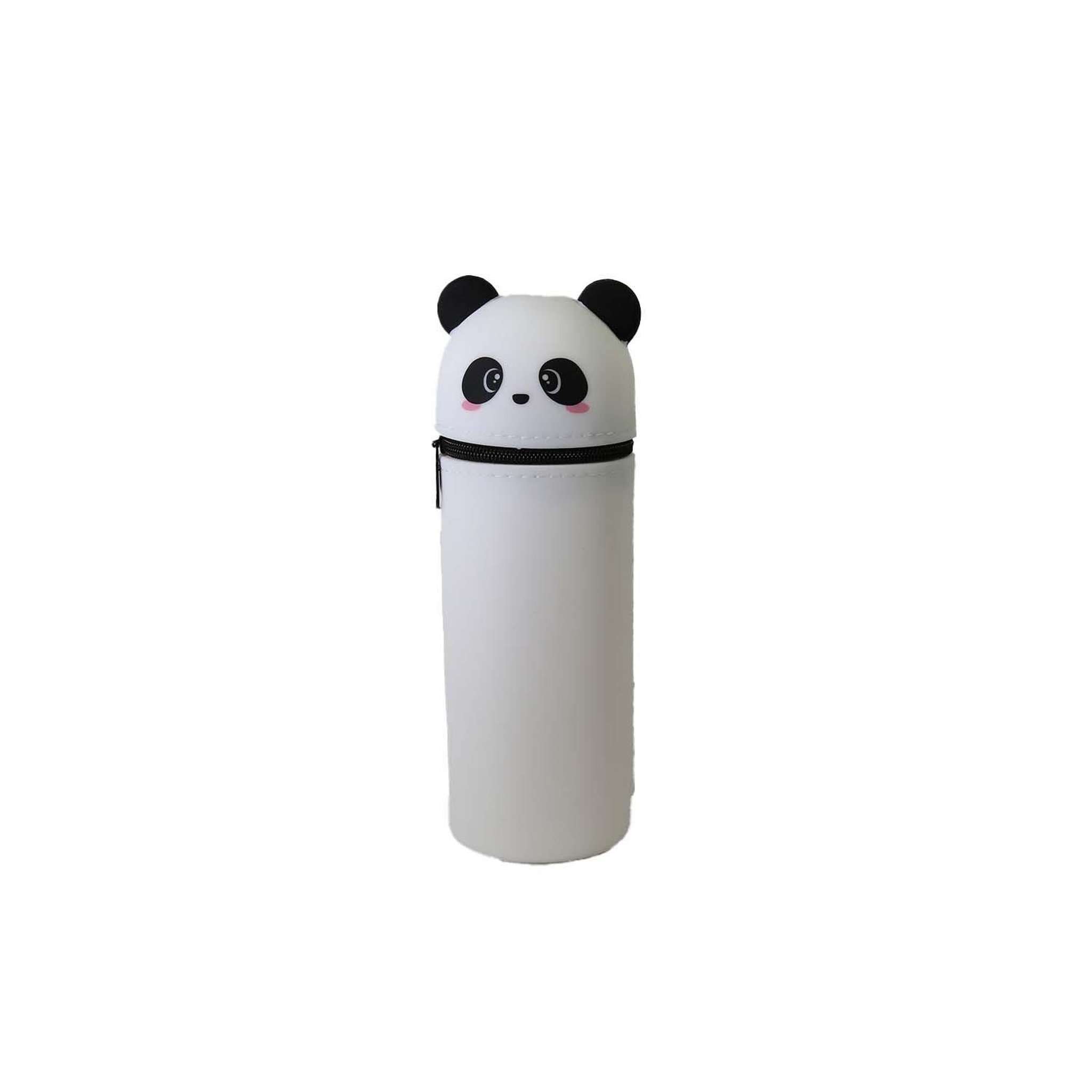 Bagtrotter Trousse scolaire cylindrique Panda - Blanc - Fille - 1 compartiment