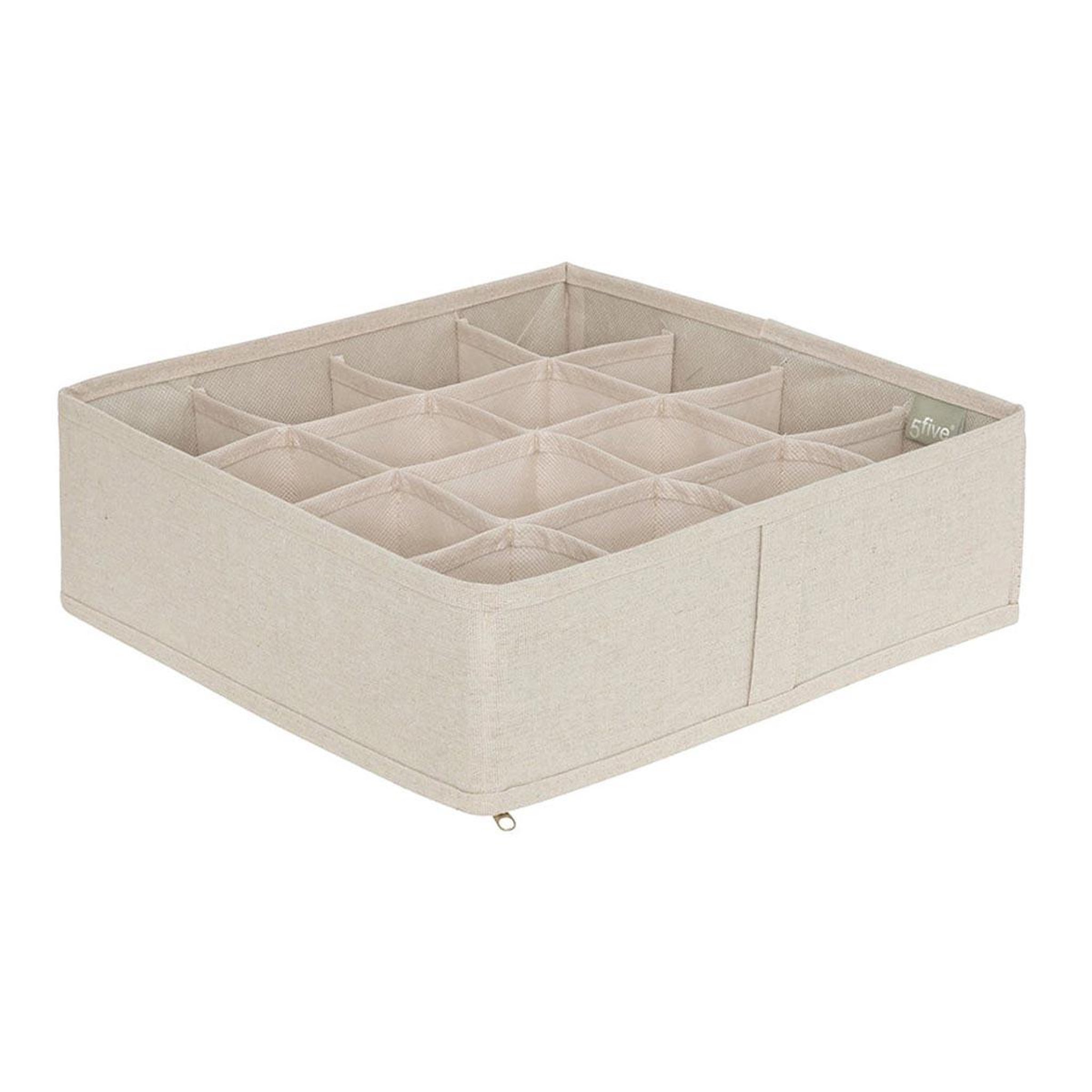 FIVE Rangement tiroirs 16 compartiments  dressy  31cm beige