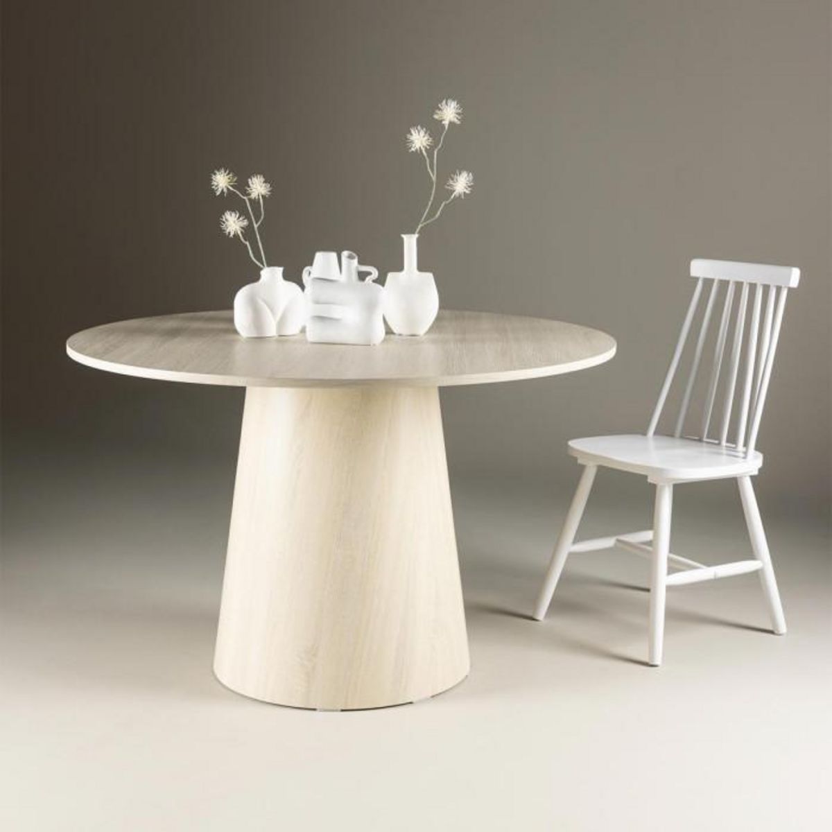 Paris Prix Table à Manger Ronde  Lanzo  120cm Naturel
