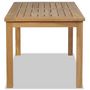 Voir la diapositive 3 : VIDAXL Table basse Teck 90x50x45 cm