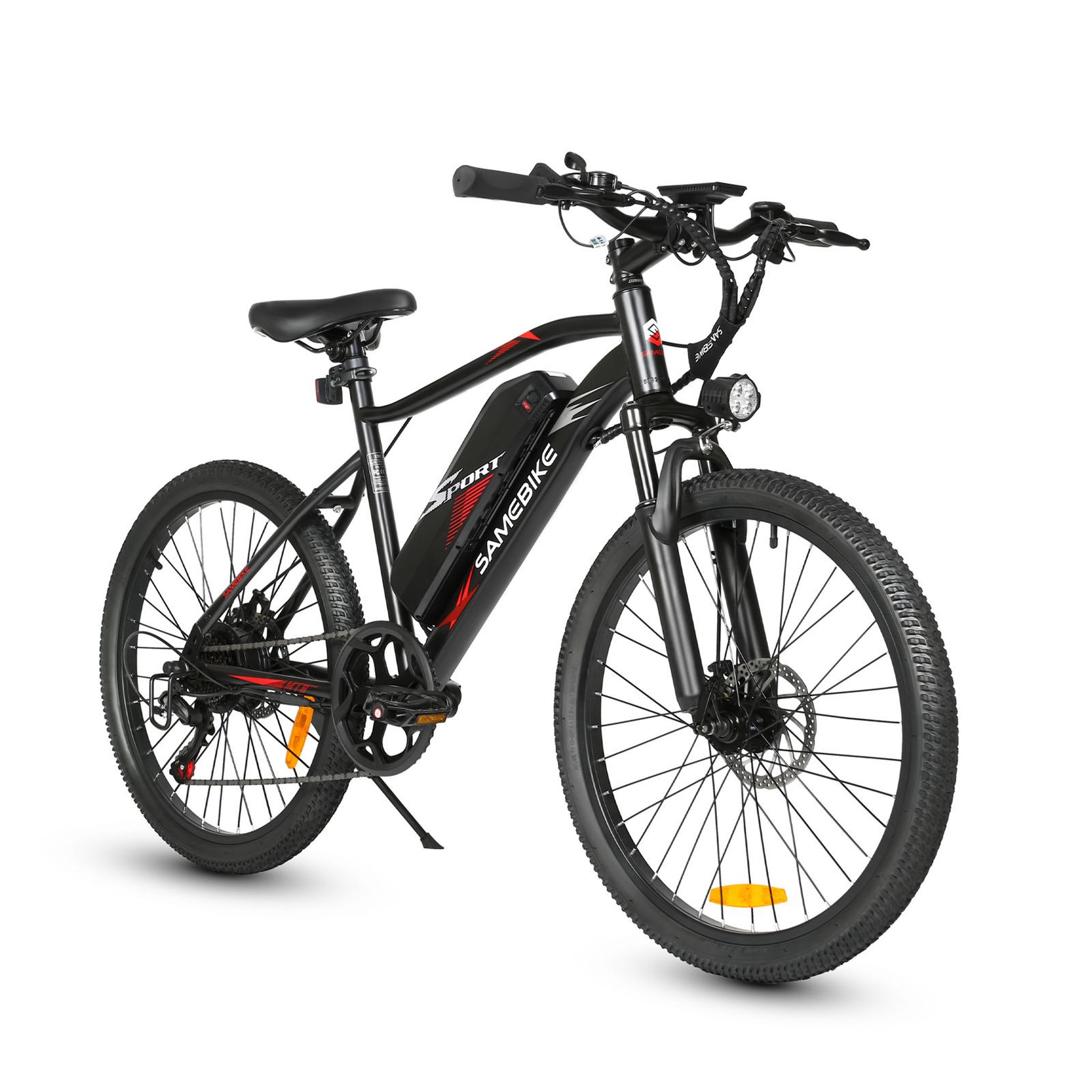 Voir la diapositive 4 : SAMEBIKE VTT électrique SAMEBIKE EBE2 24 , capteur de couple, batterie 36V 13Ah