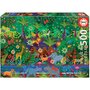 EDUCA Puzzle 500 pièces : Jungle Animale