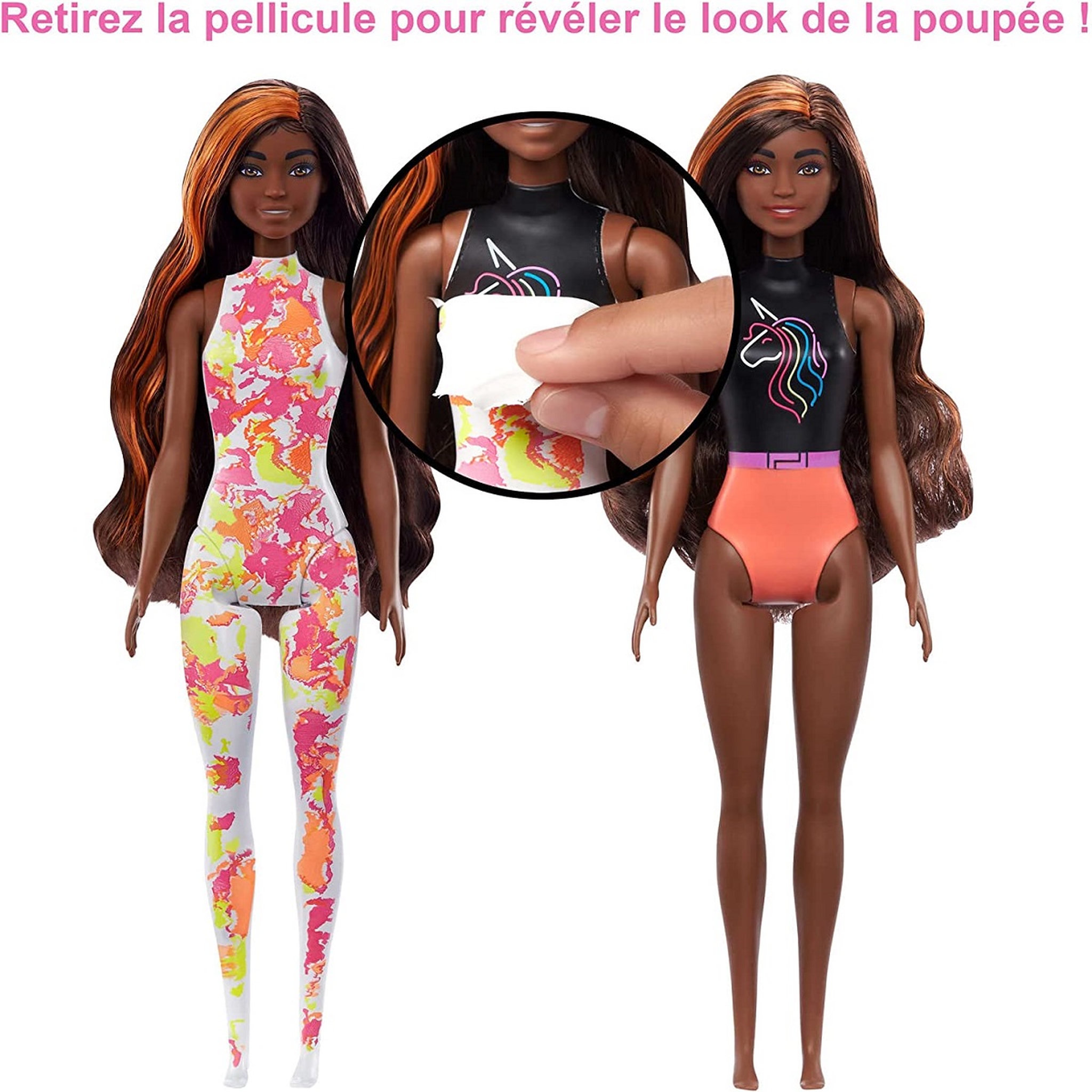 Voir la diapositive 3 : BARBIE Poupée Barbie Color Reveal avec 25 surprises