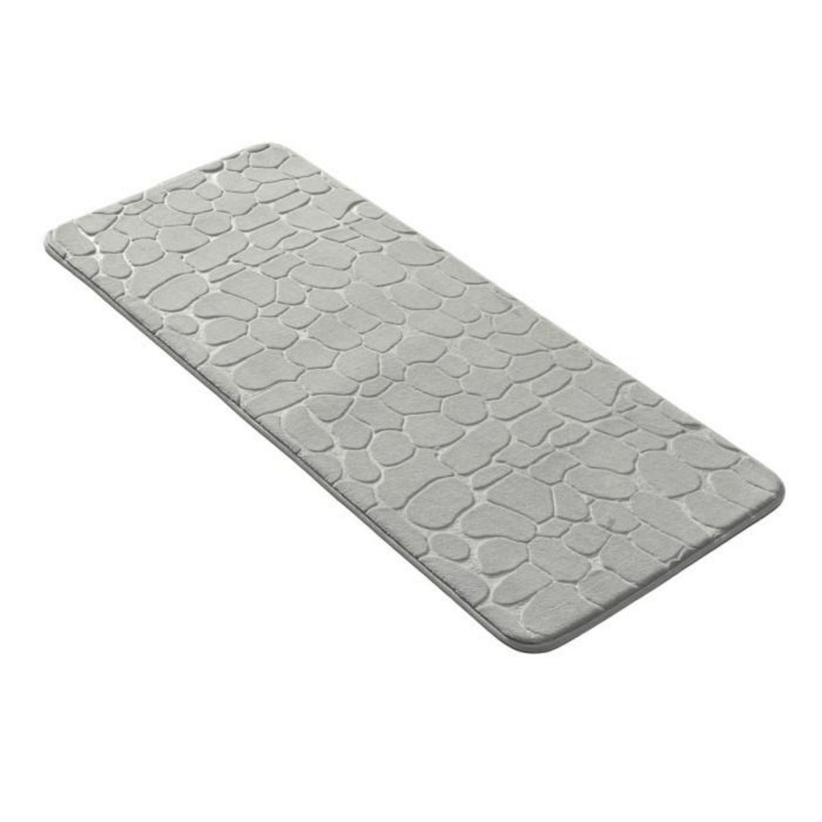 Paris Prix Tapis de Bain  Ricochet  50x120cm Gris Clair