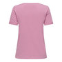 Voir la diapositive 5 : JACQUELINE DE YONG T-shirt Rose/Blanc Femme JDY Kitty
