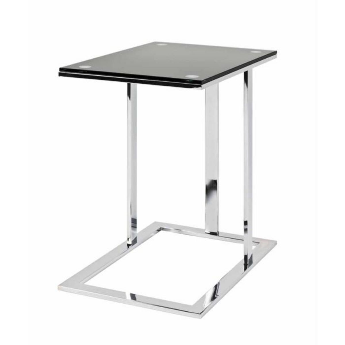 Paris Prix Table d'Appoint Design  Henia  58cm Noir