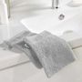 Voir la diapositive 2 : Paris Prix Lot de 2 Gants de Toilette  Tendresse  15x21cm Gris Perle