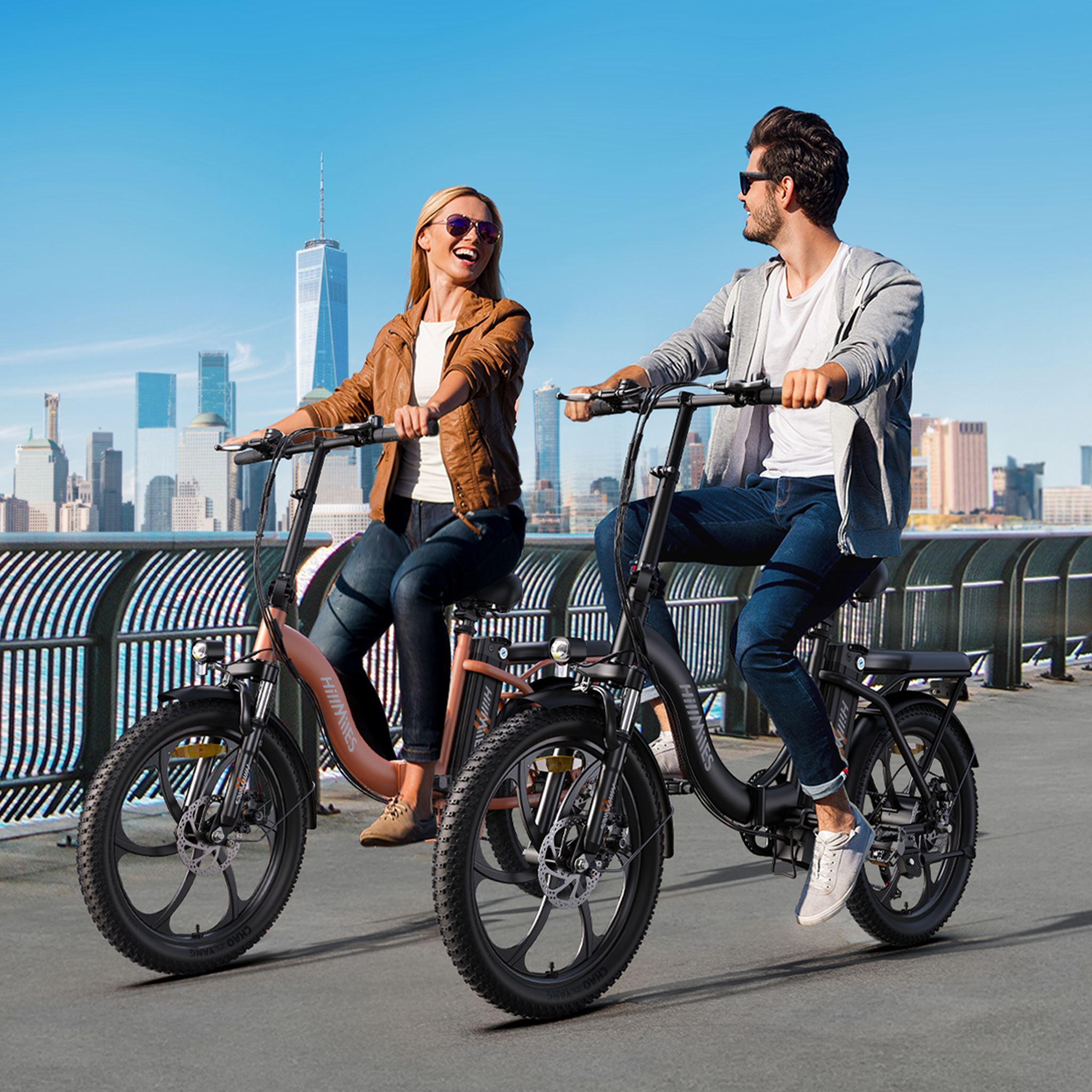 Voir la diapositive 2 : HILLMILES Vélo électrique pliable HillMiles MilePort1