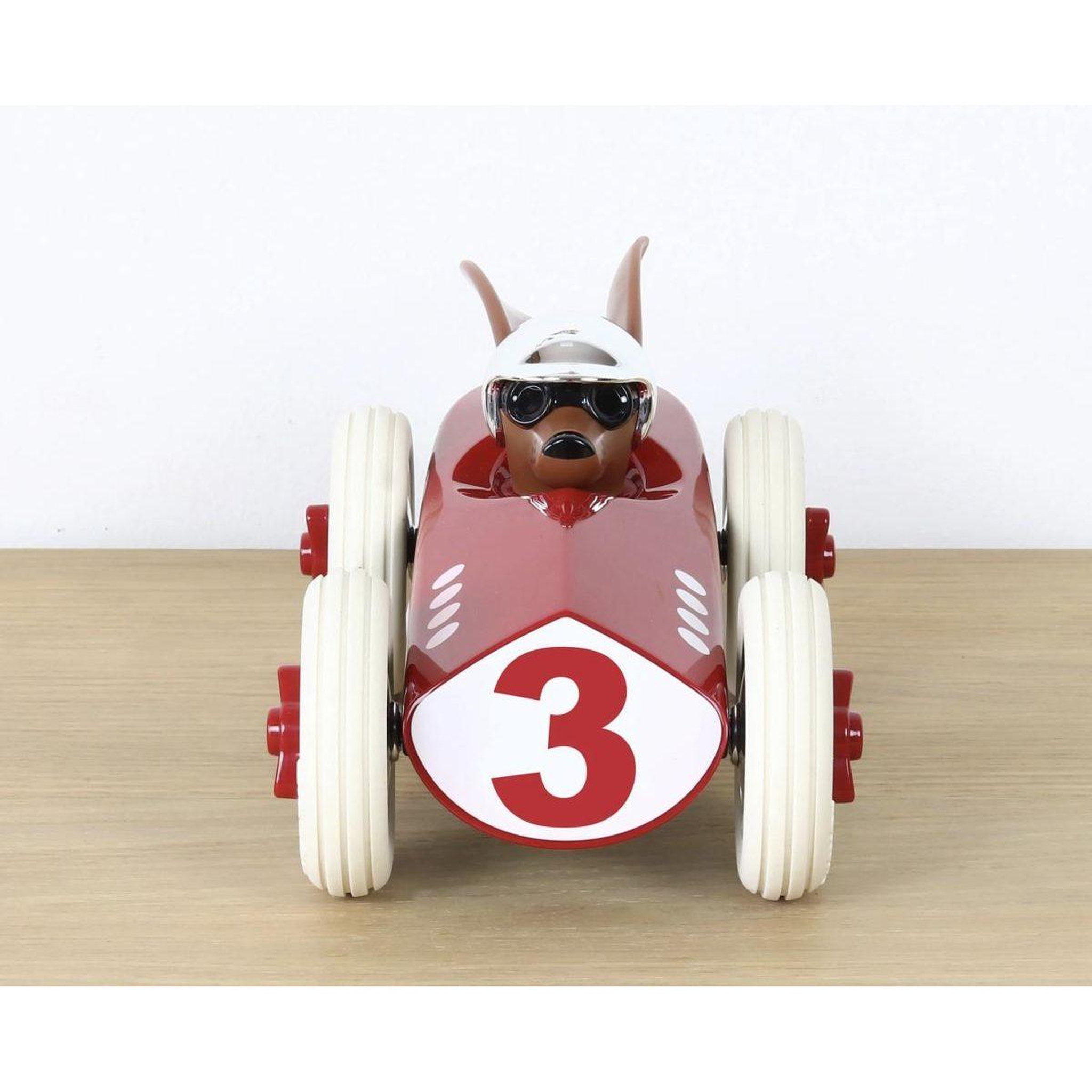 Voir la diapositive 2 : PLAYFOREVER Voiture rufus - patric - rouge 21cm