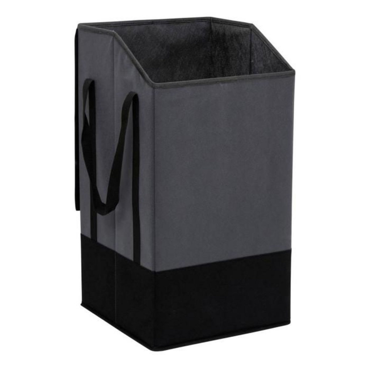 FIVE Panier à Linge en Tissu  Bicolore  45L Gris