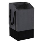 FIVE Panier à Linge en Tissu  Bicolore  45L Gris