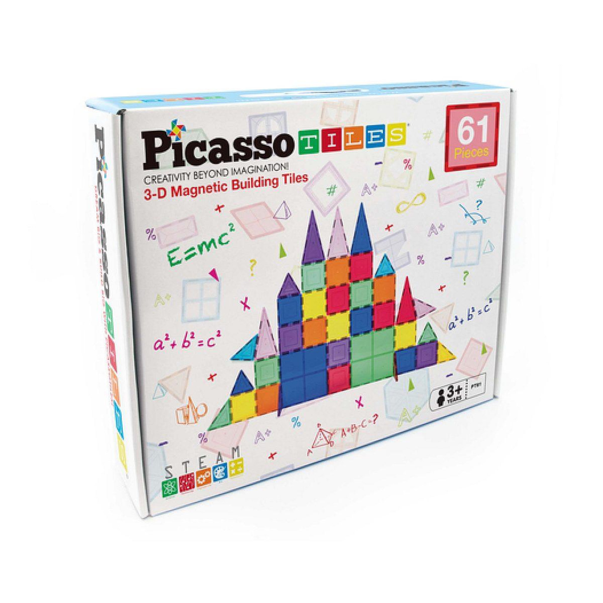 Tactic PicassoTiles Set Magnetique 61 pcs