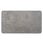 LUANCE Tapis  Clair Luance 45x80cm Velours. Coloris disponibles : Gris