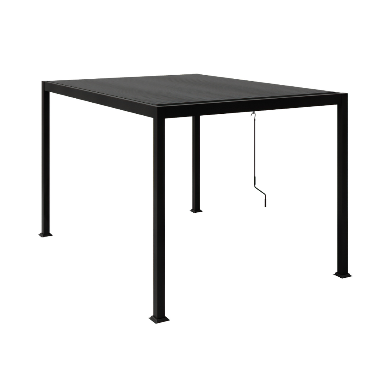 CONCEPT USINE Pergola bioclimatique adossée 3x4 m BANES