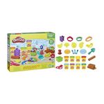 PLAYDOH Play-Doh Mon petit jardin, Coffret de pâte a modeler pour faire pousser des fleurs et fruits avec accessoires, Des 3 ans