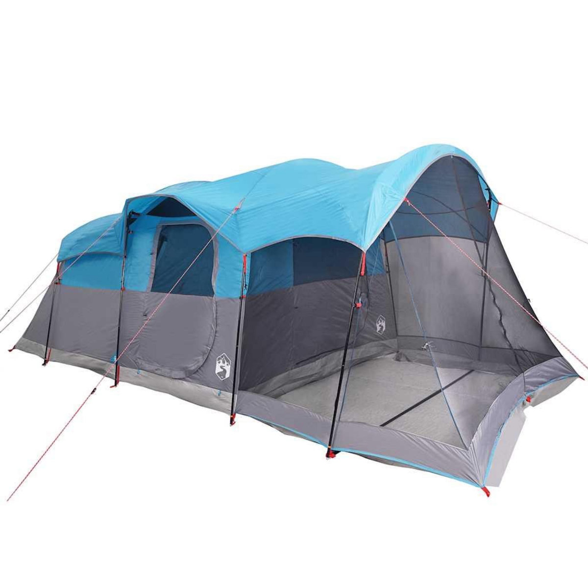 VIDAXL Tente familiale tunnel 8 personnes bleu impermeable