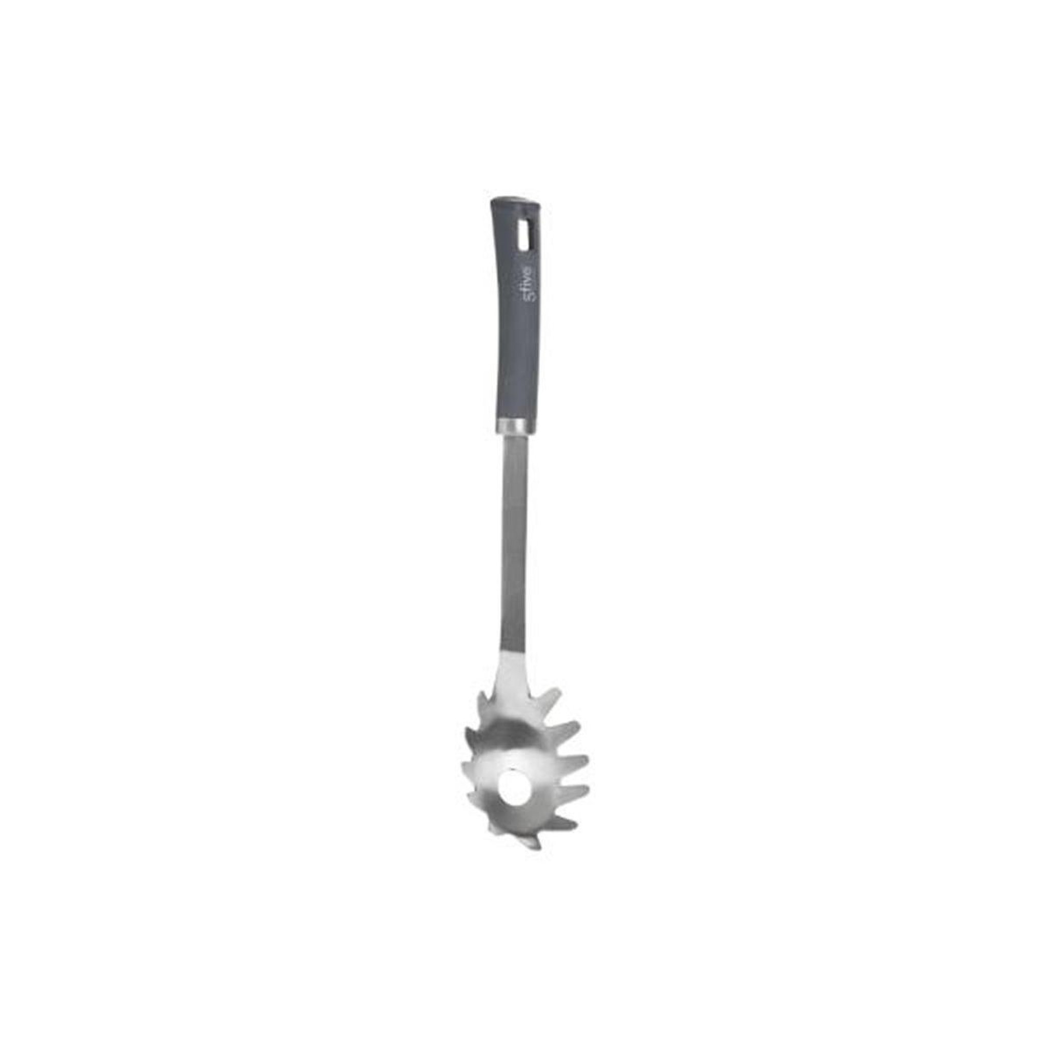 Voir la diapositive 1 : FIVE Cuillère à Pâtes en Inox  Five  36cm Gris