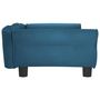 Voir la diapositive 4 : VIDAXL Lit pour chien bleu 95x55x30 cm velours