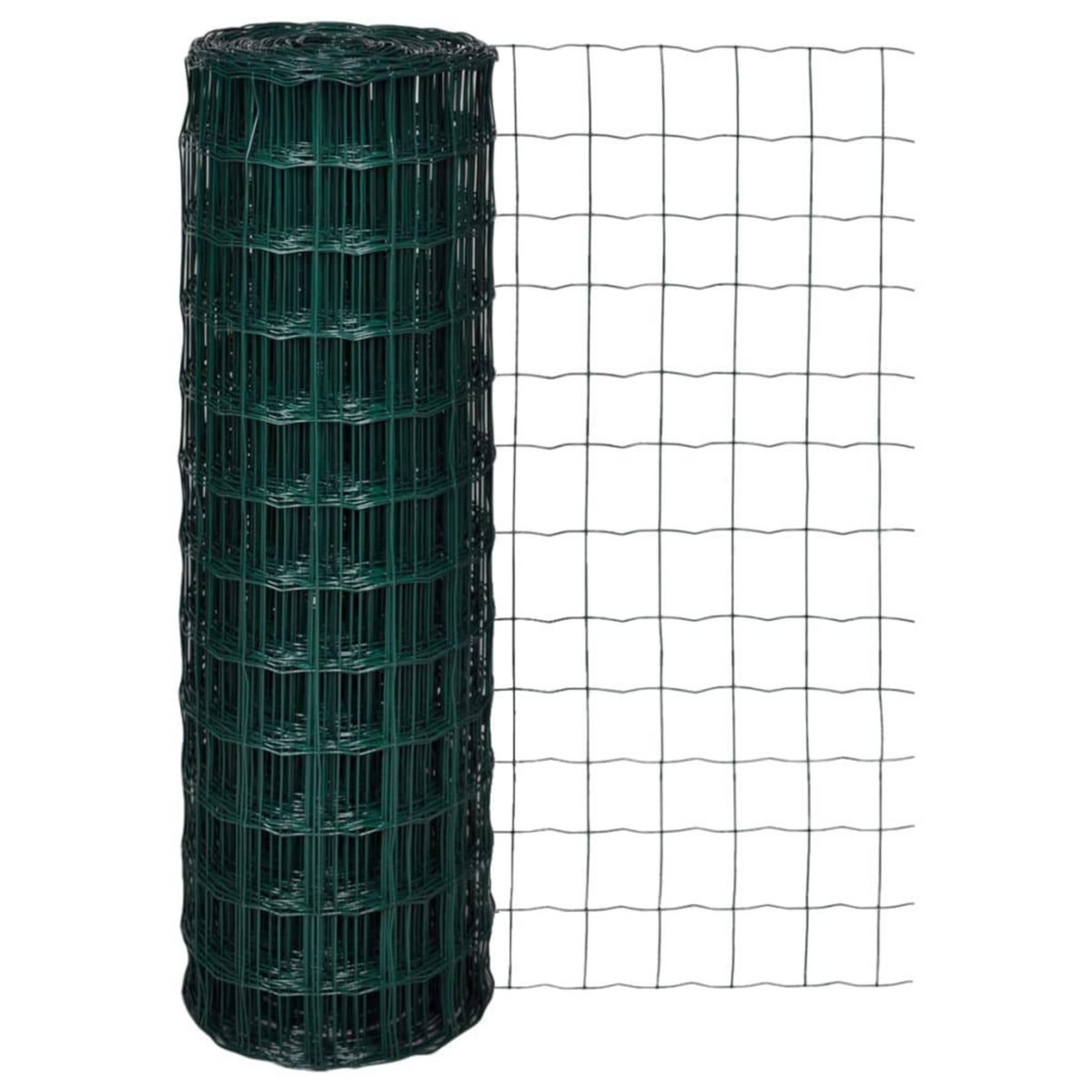 VIDAXL Cloture euro Acier 10 x 1,2 m Vert