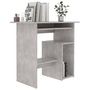 Voir la diapositive 3 : VIDAXL Bureau Gris beton 80x45x74 cm Bois d'ingenierie
