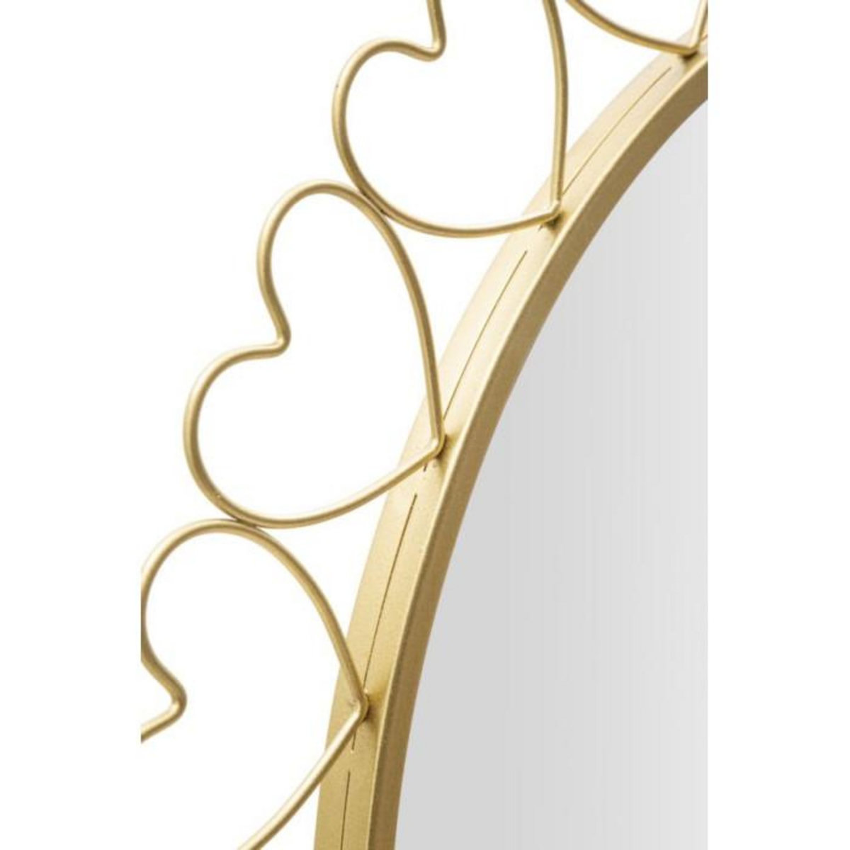 Paris Prix Miroir Mural Déco  Hearts  80cm Or