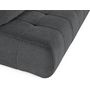 Voir la diapositive 5 : BEST MOBILIER Bowie - canapé 3 places convertible coffre + coussin rond inclus en tissu texturé