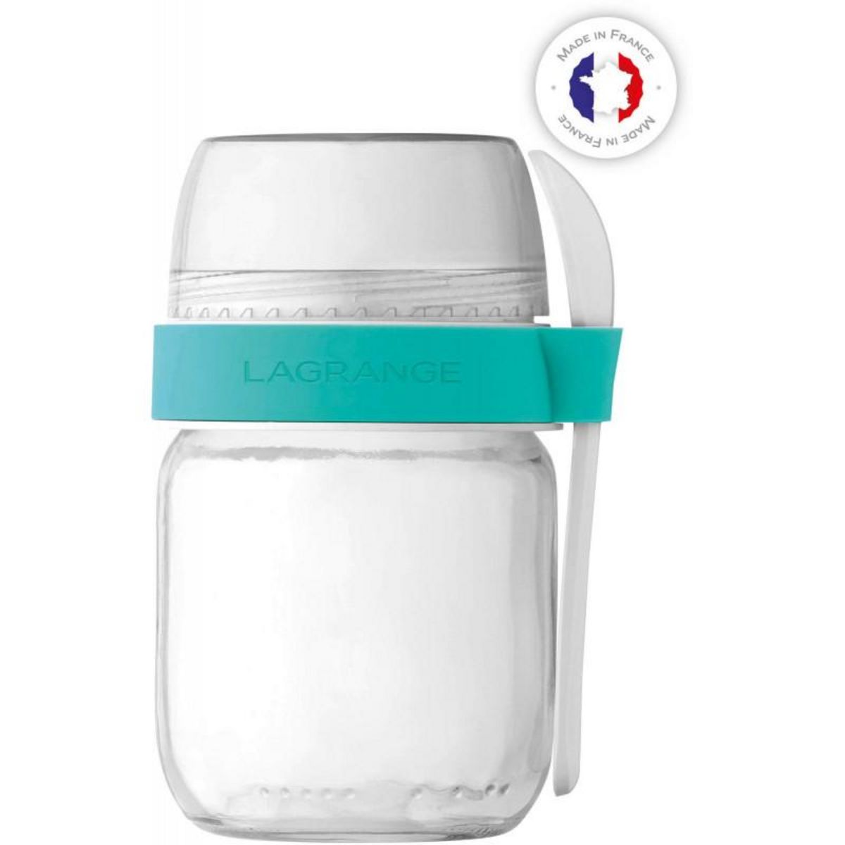 LAGRANGE Lot de 2 pots en verre pour yaourtière - 440402