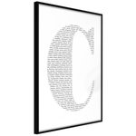 Paris Prix Affiche Murale Encadrée  Capital C. Coloris disponibles : Jaune, Noir