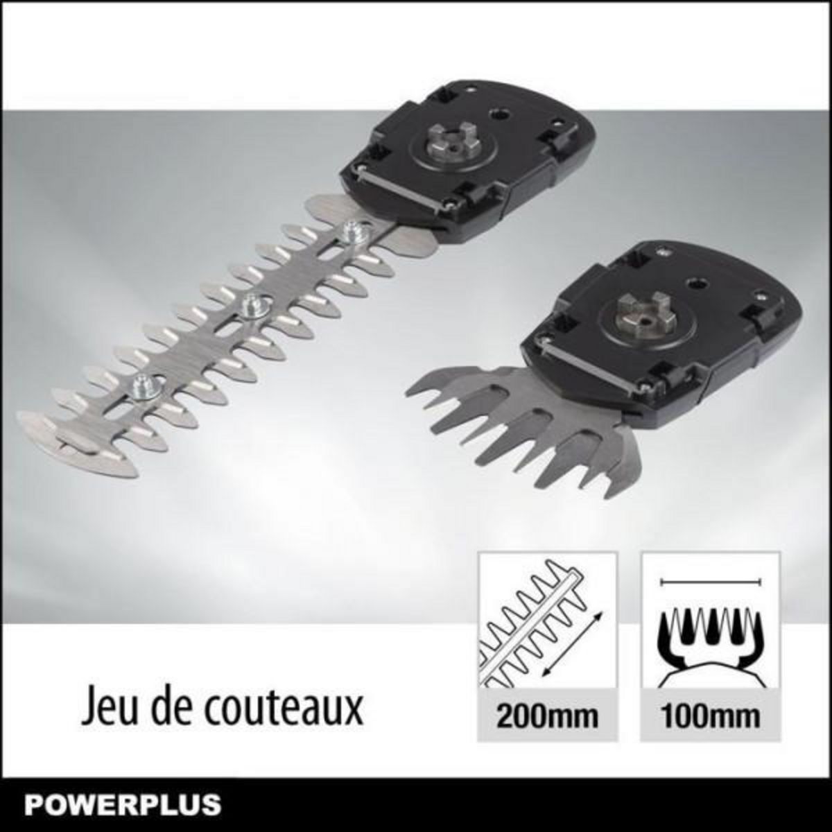 POWERPLUS Cisaille a Gazon et Sculpte Haie sur Batterie POWXG2033 - Powerplus